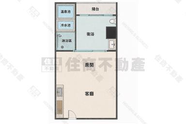 專屬車位海景溫泉套房房屋室內格局與周邊環境