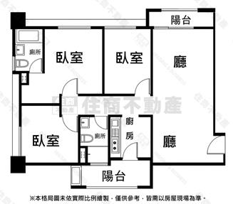 H45樂捷市三面採光高樓三房車房屋室內格局與周邊環境