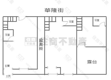 龍岡圓環便宜邊間透天房屋室內格局與周邊環境