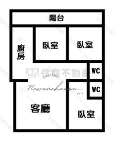 健康城市3房+車位房屋室內格局與周邊環境
