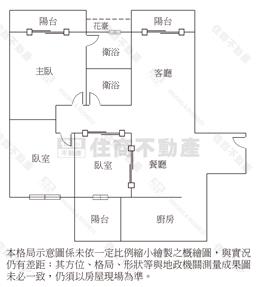 荷蘭村C三房平車景觀戶房屋室內格局與周邊環境