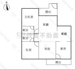 松竹商圈太子3房平車美廈房屋室內格局與周邊環境