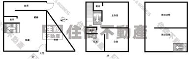 潭子大地坪角間車庫透天房屋室內格局與周邊環境