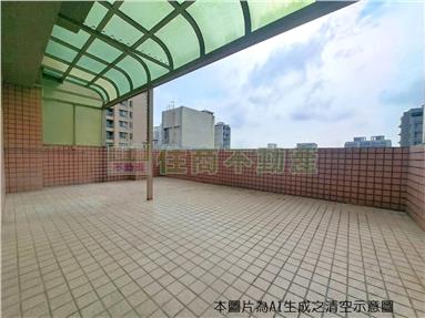 八期公園樓中樓四房+大露臺房屋室內格局與周邊環境