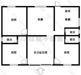 國姓全聯10年屋合法農舍房屋室內格局與周邊環境