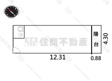 七期商辦達摩房屋室內格局與周邊環境