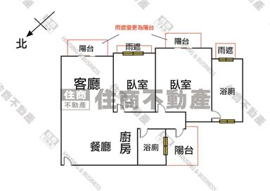 悅自在(好自宅)-景觀宅兩房車房屋室內格局與周邊環境