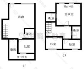 近樹孝商圈四房平車房屋室內格局與周邊環境