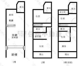 太平新高俗透天店面房屋室內格局與周邊環境