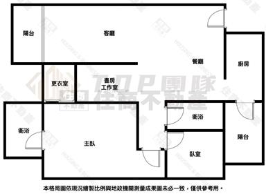 總太青境2+1房溫馨宅房屋室內格局與周邊環境