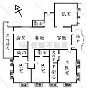聯聚雍和房屋室內格局與周邊環境