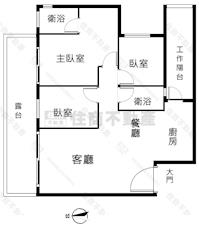 14期國泰美禾三房平車露台戶房屋室內格局與周邊環境