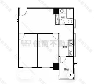 梧棲和築好好窩2房房屋室內格局與周邊環境