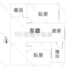 國道三旁全新未住兩房房屋室內格局與周邊環境