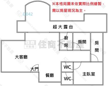 台南國寶無敵好景3房車位房屋室內格局與周邊環境