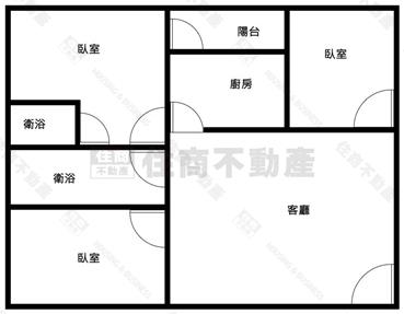 斗南三房華廈房屋室內格局與周邊環境