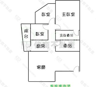 楠梓國王碧廈3+1房房屋室內格局與周邊環境