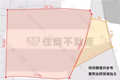 歸仁市中心方正建地房屋室內格局與周邊環境