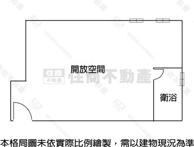 東區崇學國小一房一廳套房房屋室內格局與周邊環境