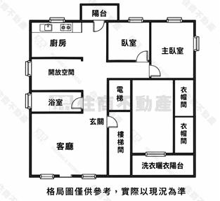 蟠龍名廈三房房屋室內格局與周邊環境