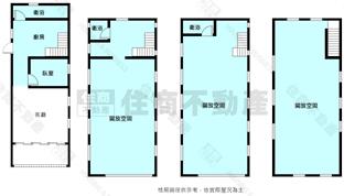 阿蓮三角窗大地坪店面透天房屋室內格局與周邊環境