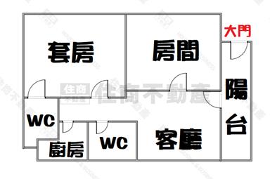 安平林默娘公園旁整新兩房兩衛房屋室內格局與周邊環境