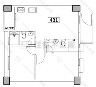 縣民公園全新超值兩房B14房屋室內格局與周邊環境