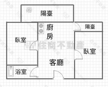 民生一號院大陽台2房全新未住房屋室內格局與周邊環境