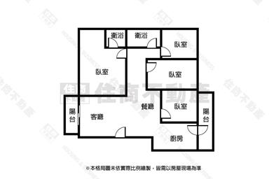新市永新社區大四房+平車房屋室內格局與周邊環境