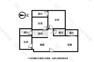 上賀善化鄉景馨品3房平車7A3房屋室內格局與周邊環境
