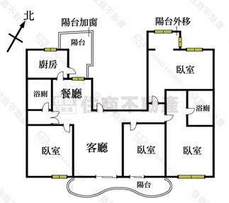 瑞豐商圈一層一戶大四房平車房屋室內格局與周邊環境