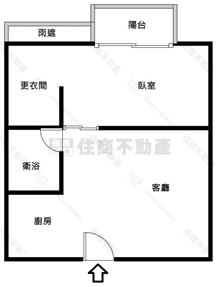 達麗東京二改一房房屋室內格局與周邊環境